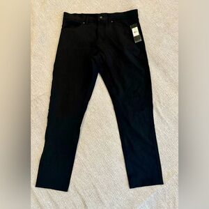 NWT LEG3ND Brand Comfort Fit Performance Pants Size 34/30 in Black